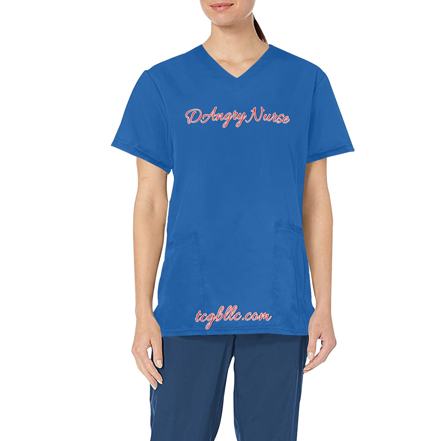 DAngry Nurse Scrub Top