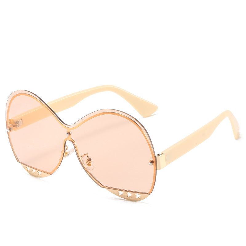 Women's Fashion Hollow Pentagram Sunglasses