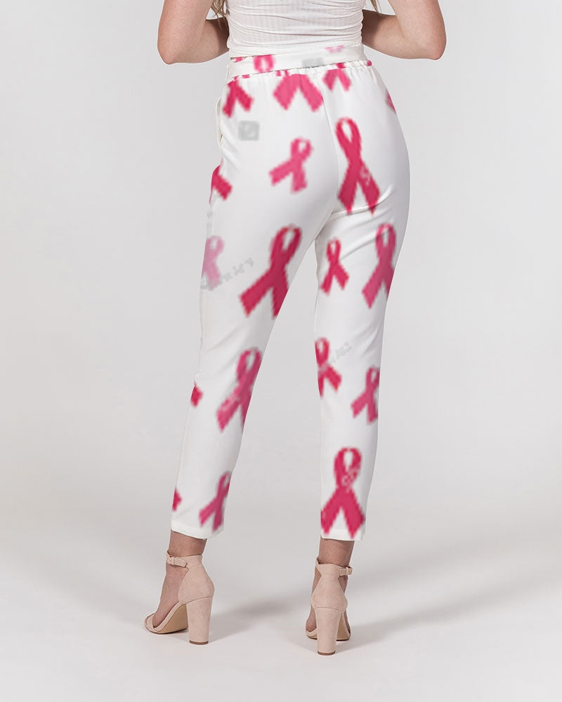 Special Edition F&$!#%K CANCER Women's Belted Tapered Pants