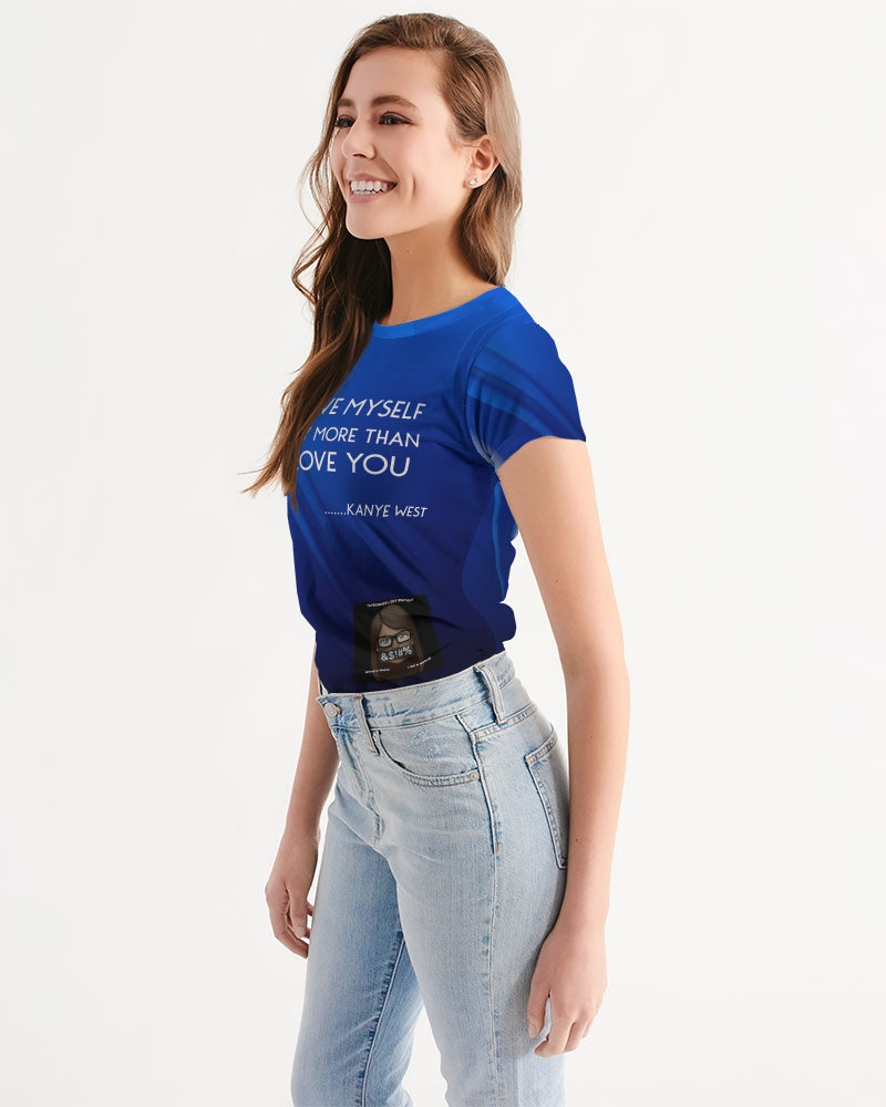 Angry  Blue Women's Tee