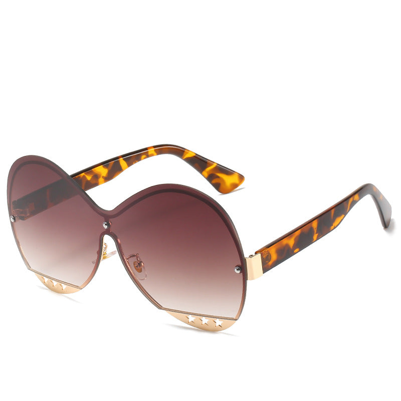 Women's Fashion Hollow Pentagram Sunglasses