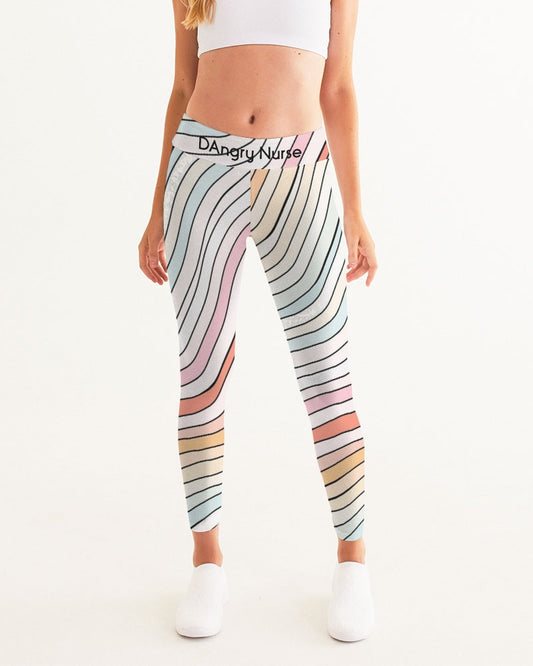 ANgry Stripes 2 Women's Yoga Pants