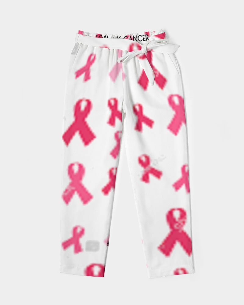 Special Edition F&$!#%K CANCER Women's Belted Tapered Pants