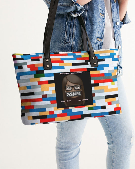 Angry Blocks Stylish Tote