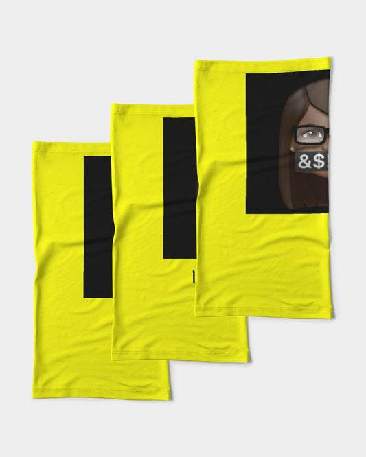 Angry Yellow Neck Gaiter Set