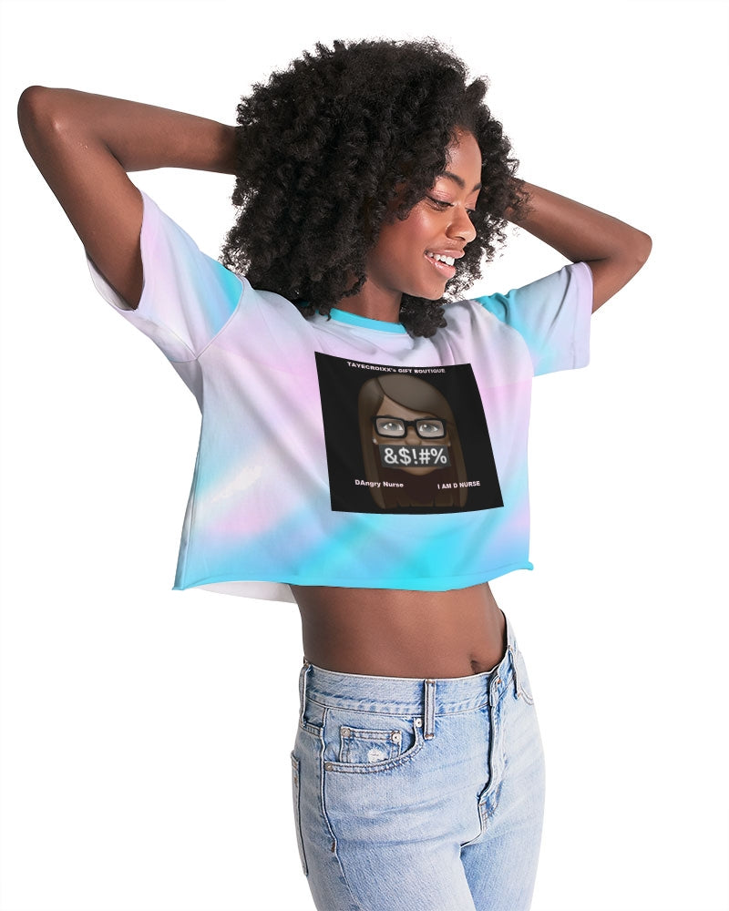 Angry Pastel Women's Lounge Cropped Tee