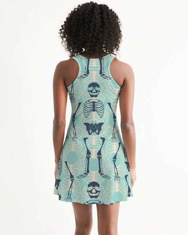 ANGRY SKELeton Women's Racerback Dress