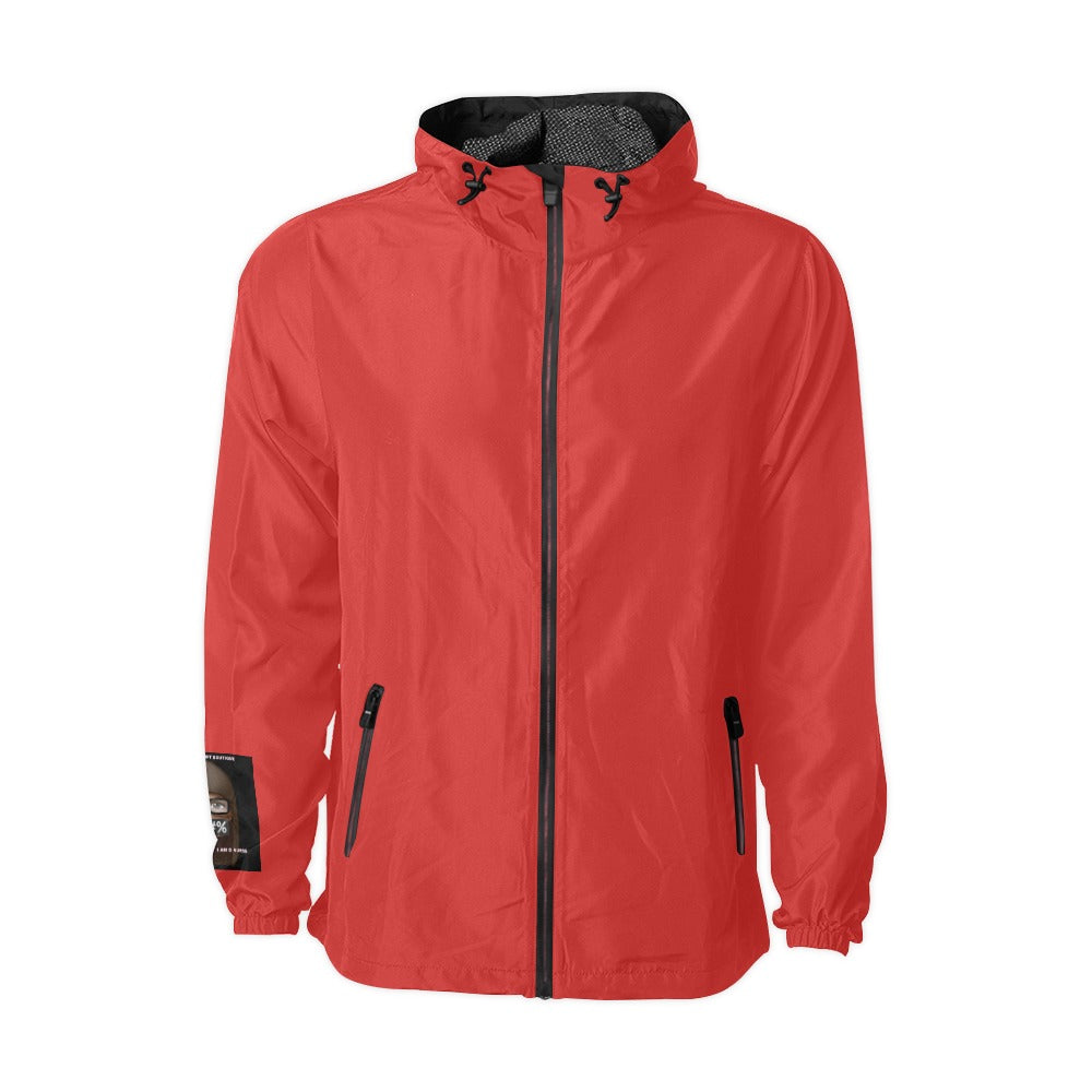 Unisex All Over Print  Hooded Windbreaker (Model H23)