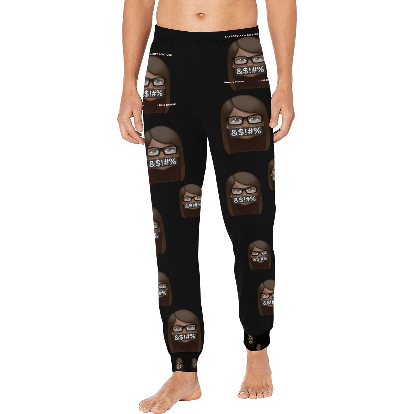 Men's Pajama Trousers with Custom Cuff