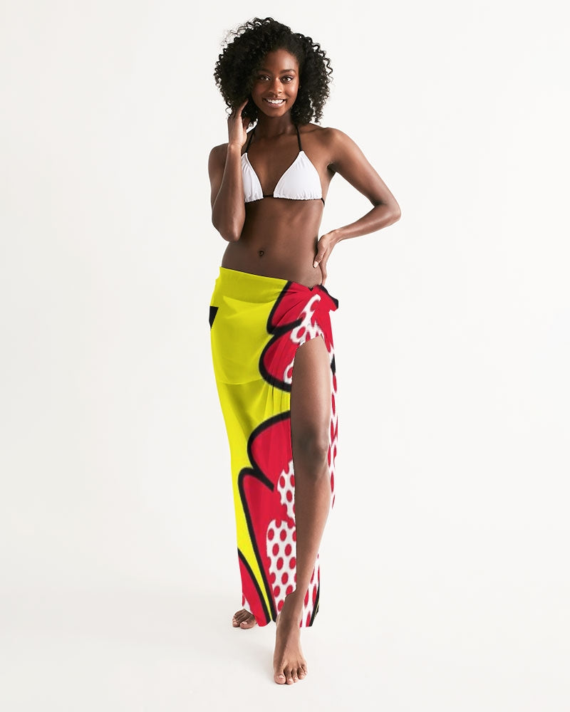 Angry Explosion Swim Cover Up