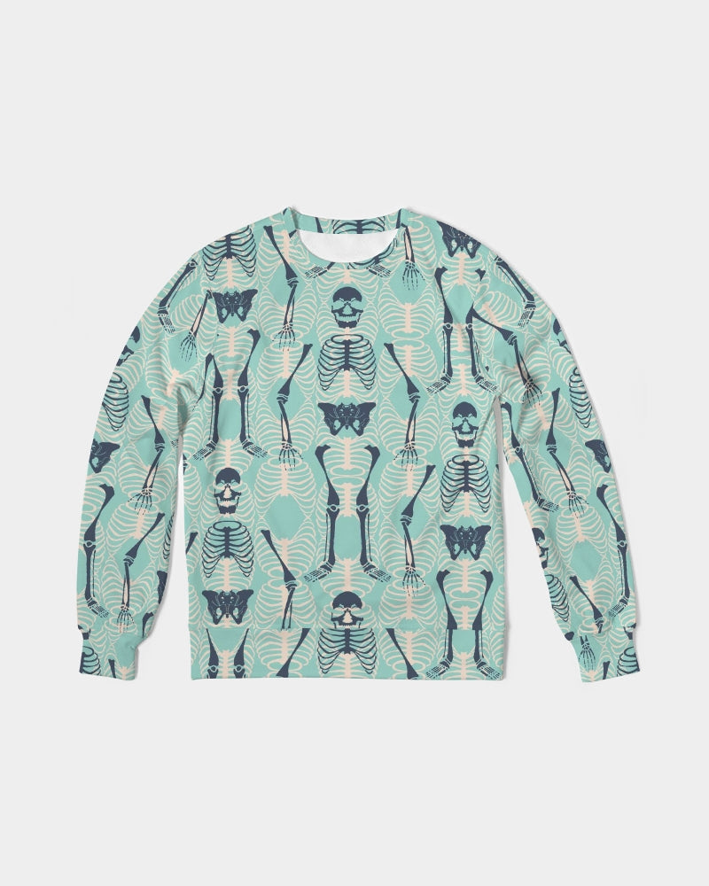 ANGRY SKELeton Men's Classic French Terry Crewneck Pullover