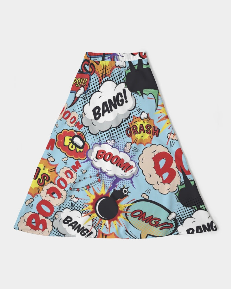 Angry sounds Women's A-Line Midi Skirt