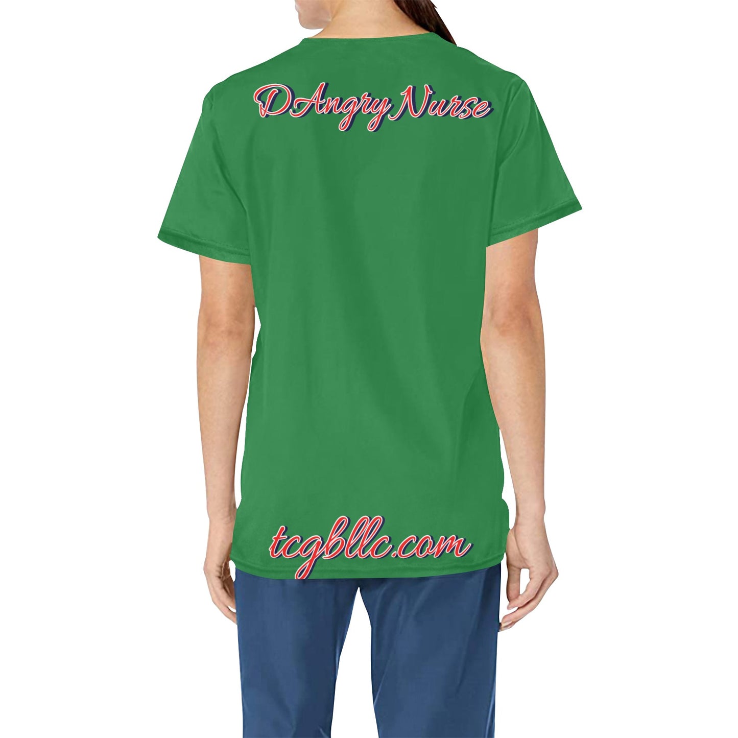 DAngry Nurse Scrub Top