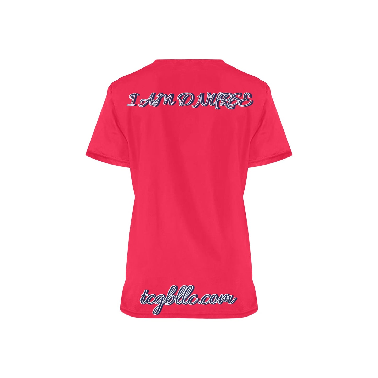 I AM D NURSE Scrub top