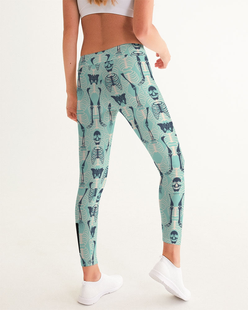 ANGRY SKELeton Women's Yoga Pants