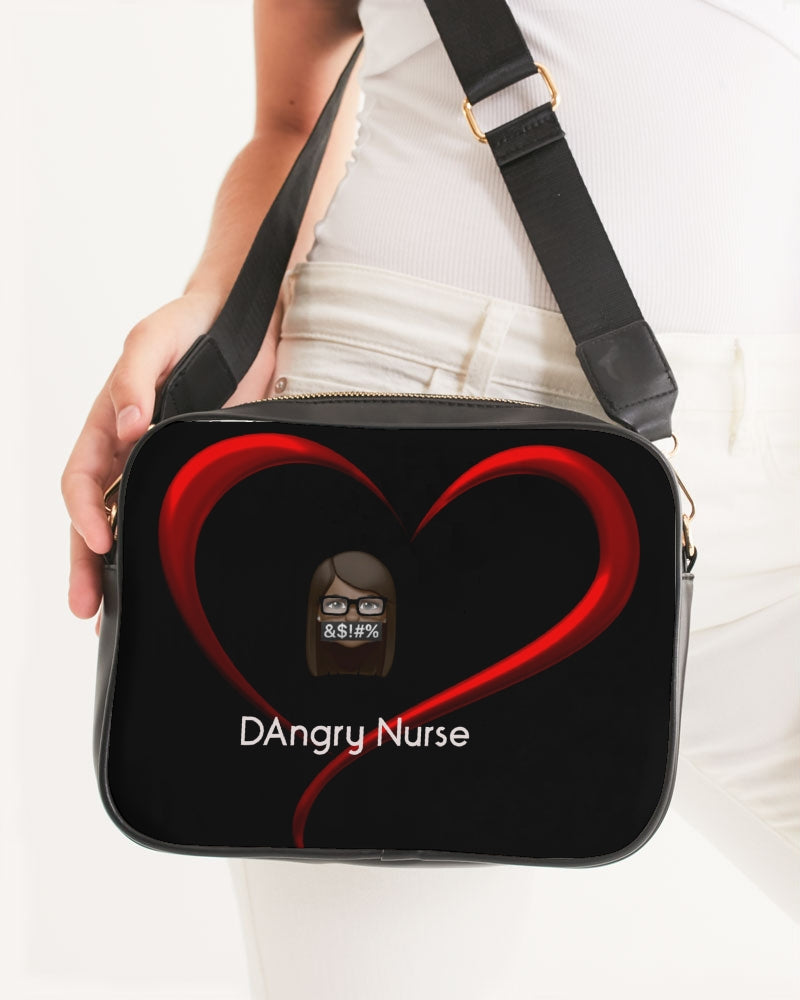 Angry Hearts Crossbody Bag