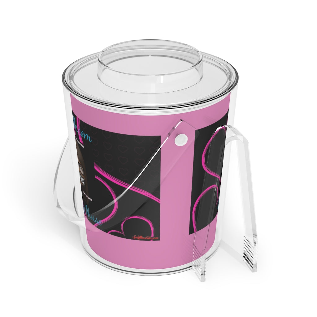 Ice Bucket with Tongs