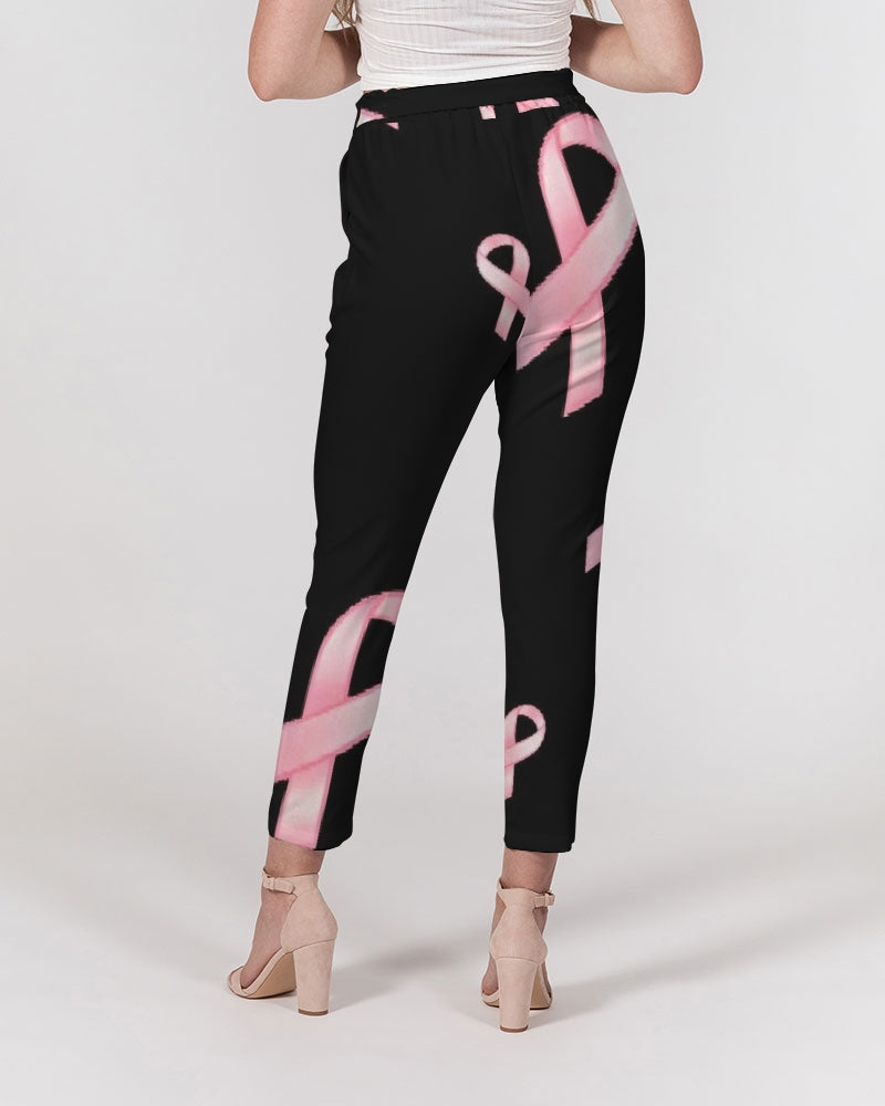Special Edition F&$!#%K CANCER Women's Belted Tapered Pants