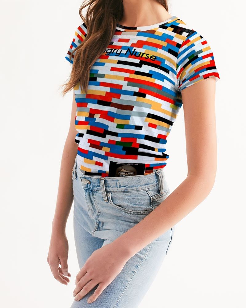 Angry Blocks Women's Tee