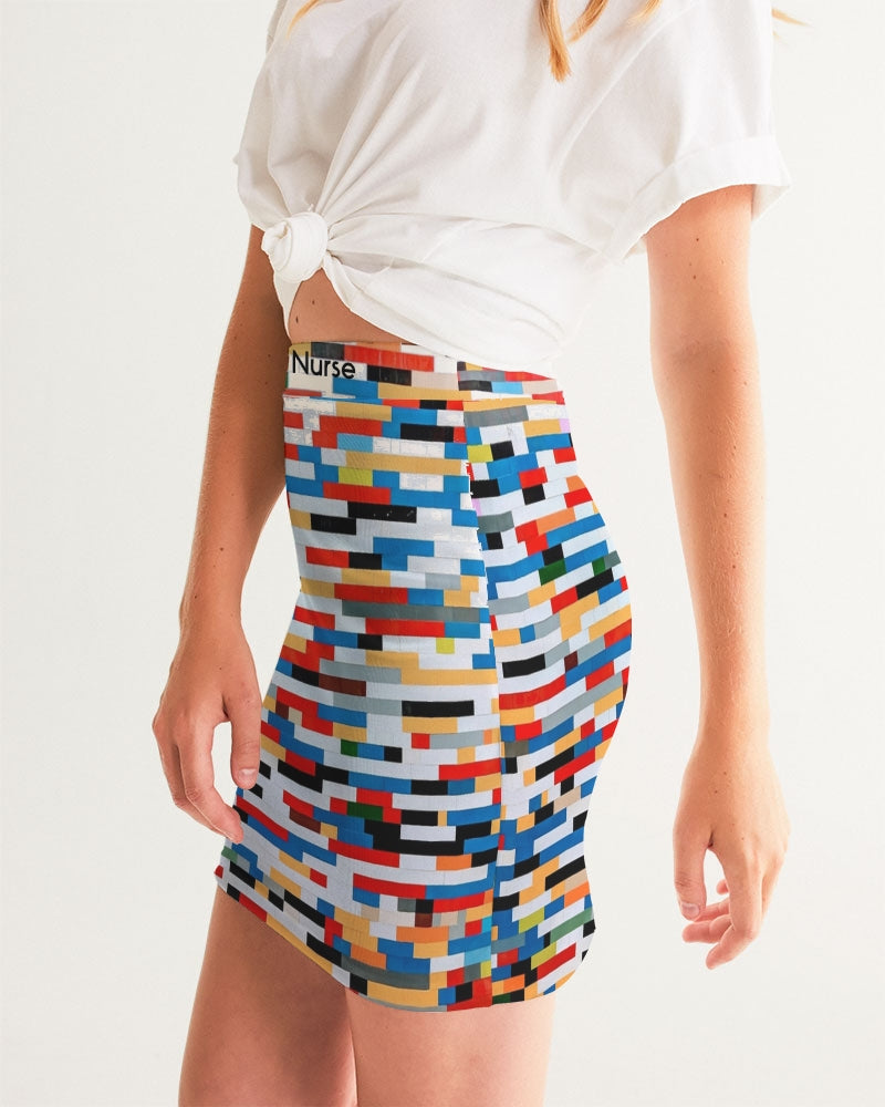 Angry Blocks Women's Mini Skirt