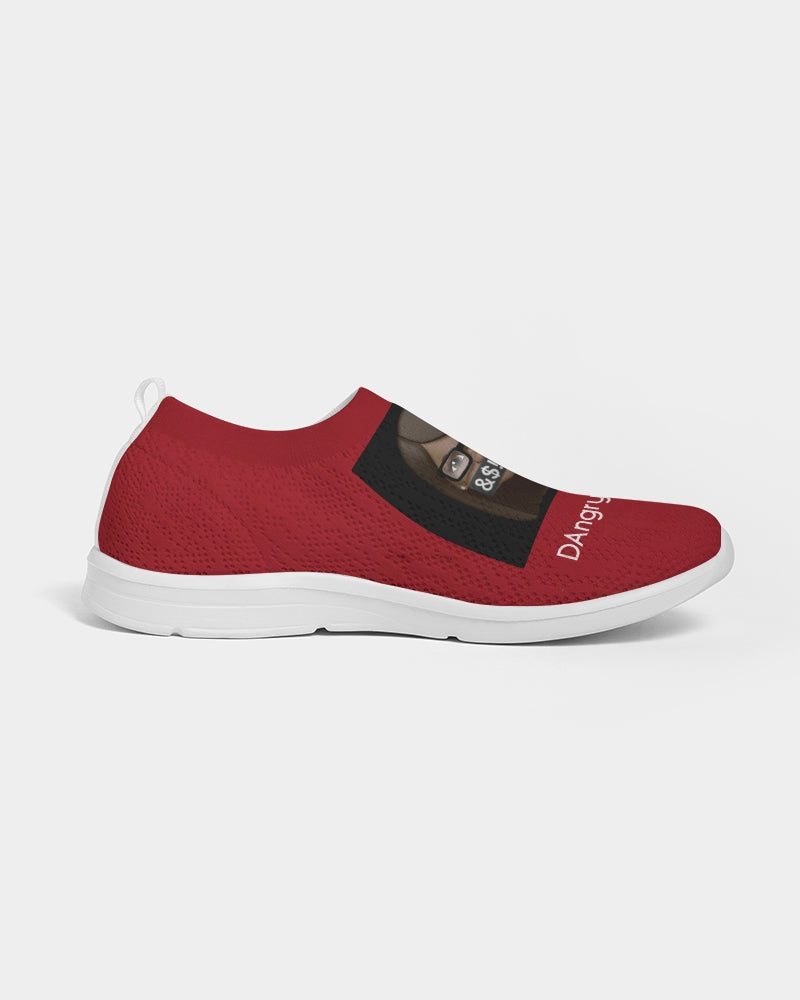 red Women's Slip-On Flyknit Shoe