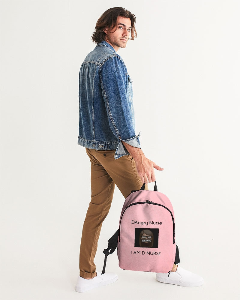 Angry Pink Large Backpack