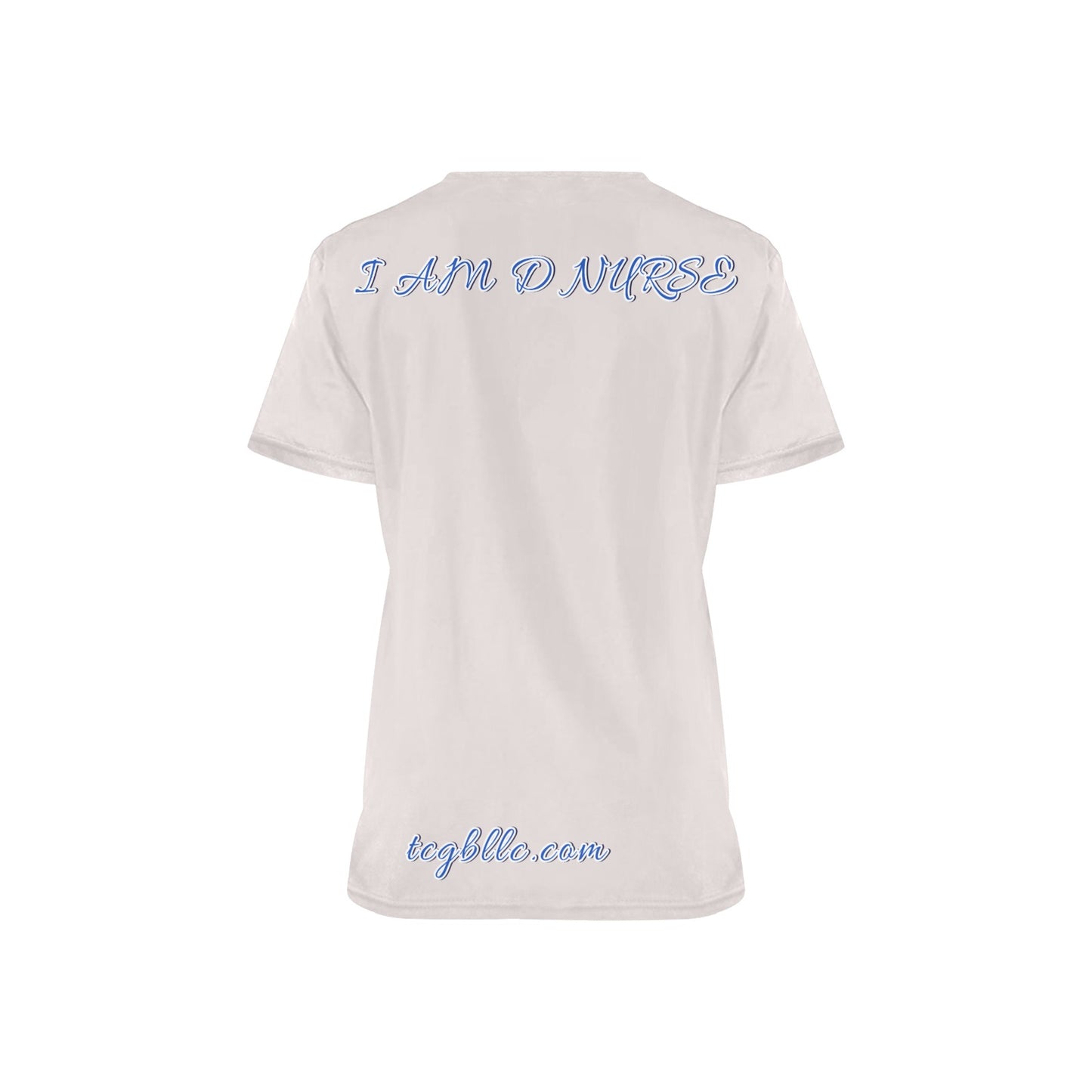 I A M D NURSE Scrub Top