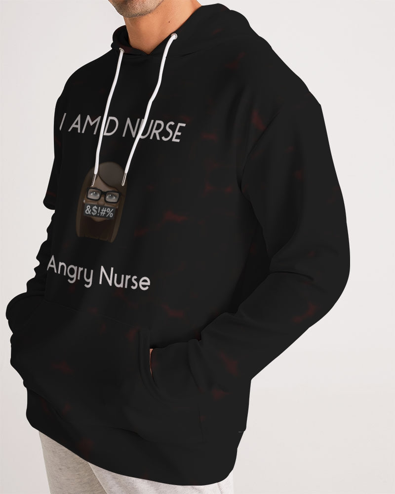 Angry Black-and-Red Men's Hoodie