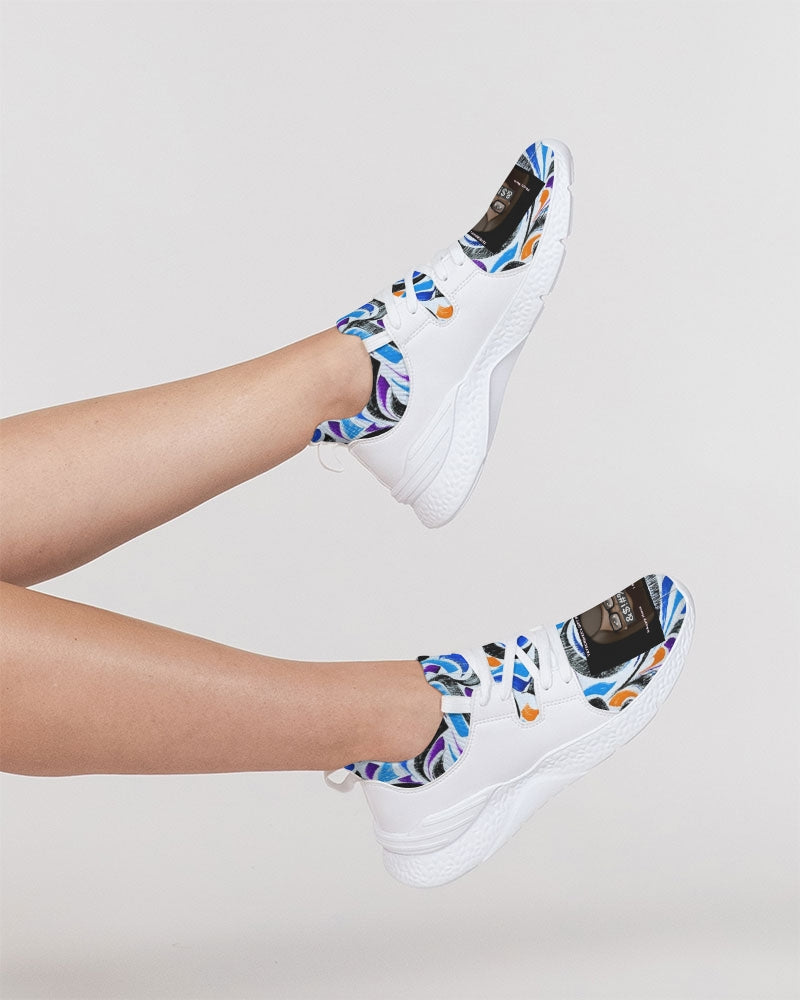 Angry Twirls Women's Two-Tone Sneaker