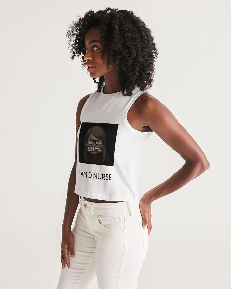 DAngry Nurse Women's Cropped Tank