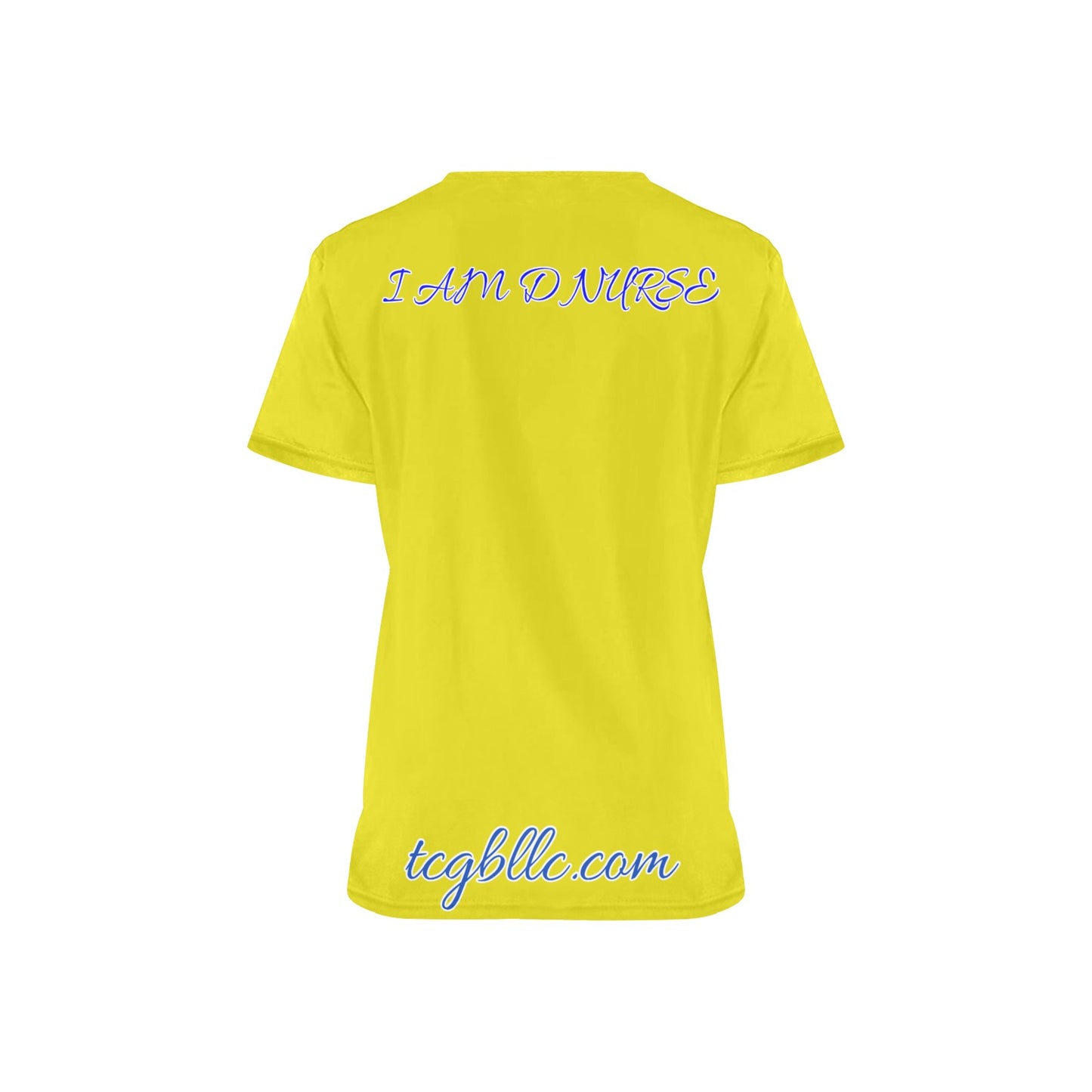 I AM D NURSE Scrub top