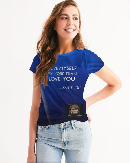 Angry  Blue Women's Tee