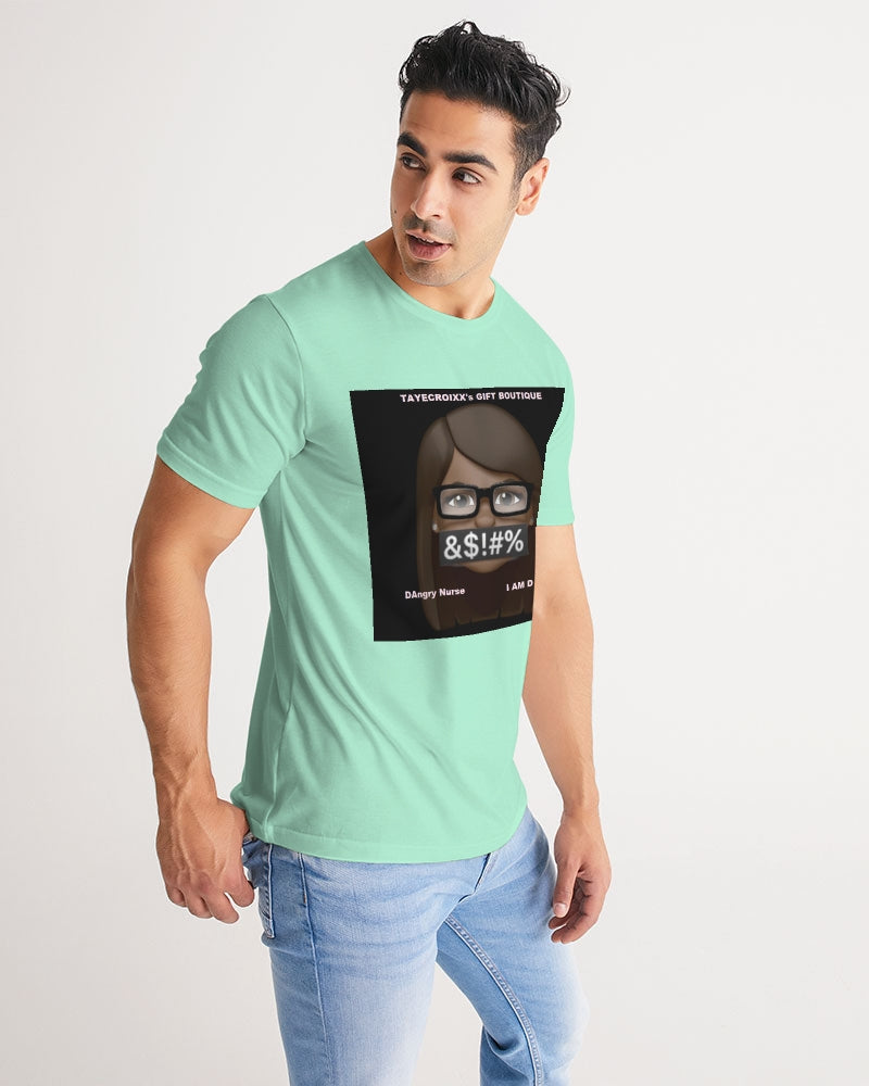 Angry pastel green Men's Tee