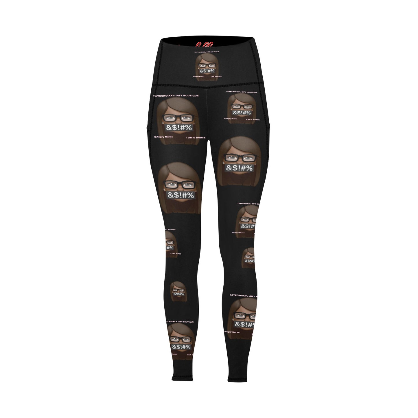 DAngry Nurse Leggings with Pockets