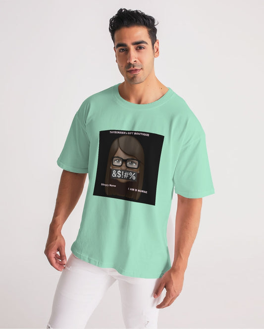Angry pastel green Men's Premium Heavyweight Tee