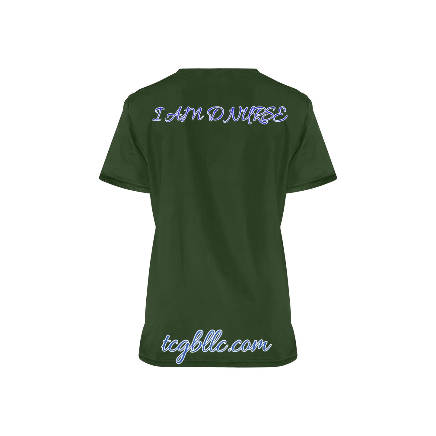 I AM D NURSE Scrub top