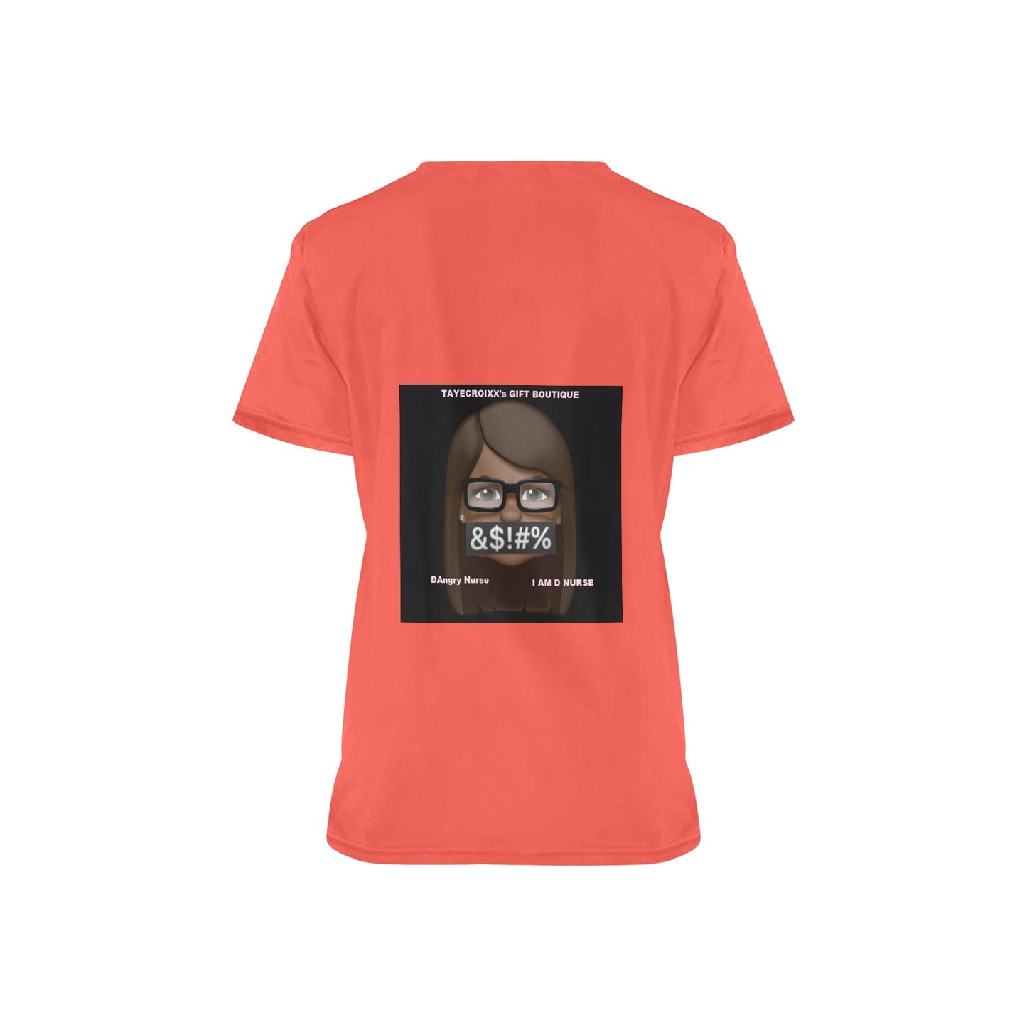 I AM D NURSE Scrub Top