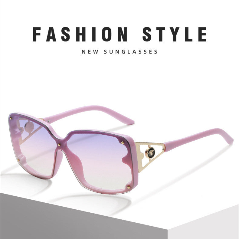 Personalized Rivet Sunglasses Retro Punk Trend