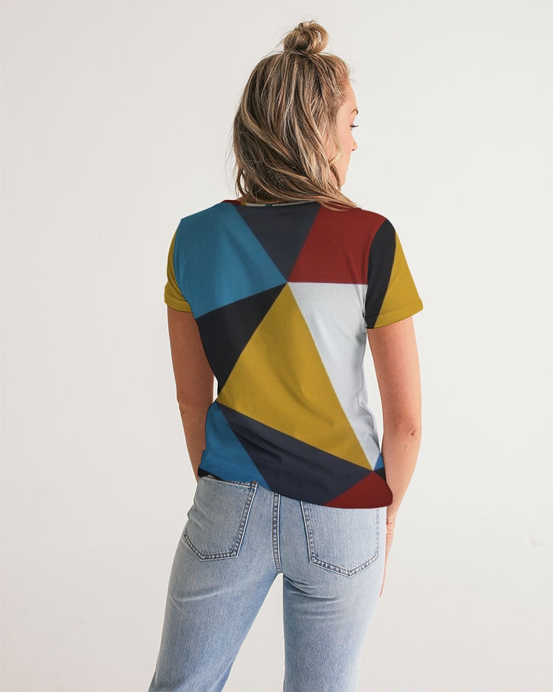 Angry Triangles Women's V-Neck Tee