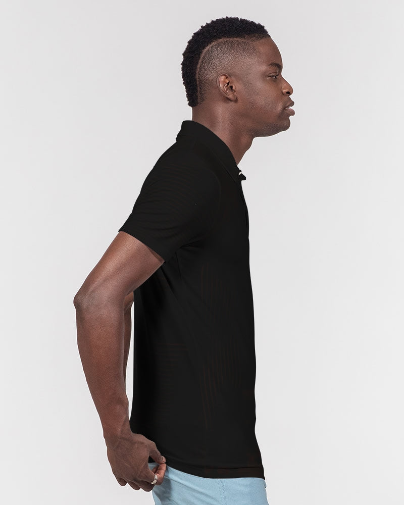 Angry Black Men's Slim Fit Short Sleeve Polo
