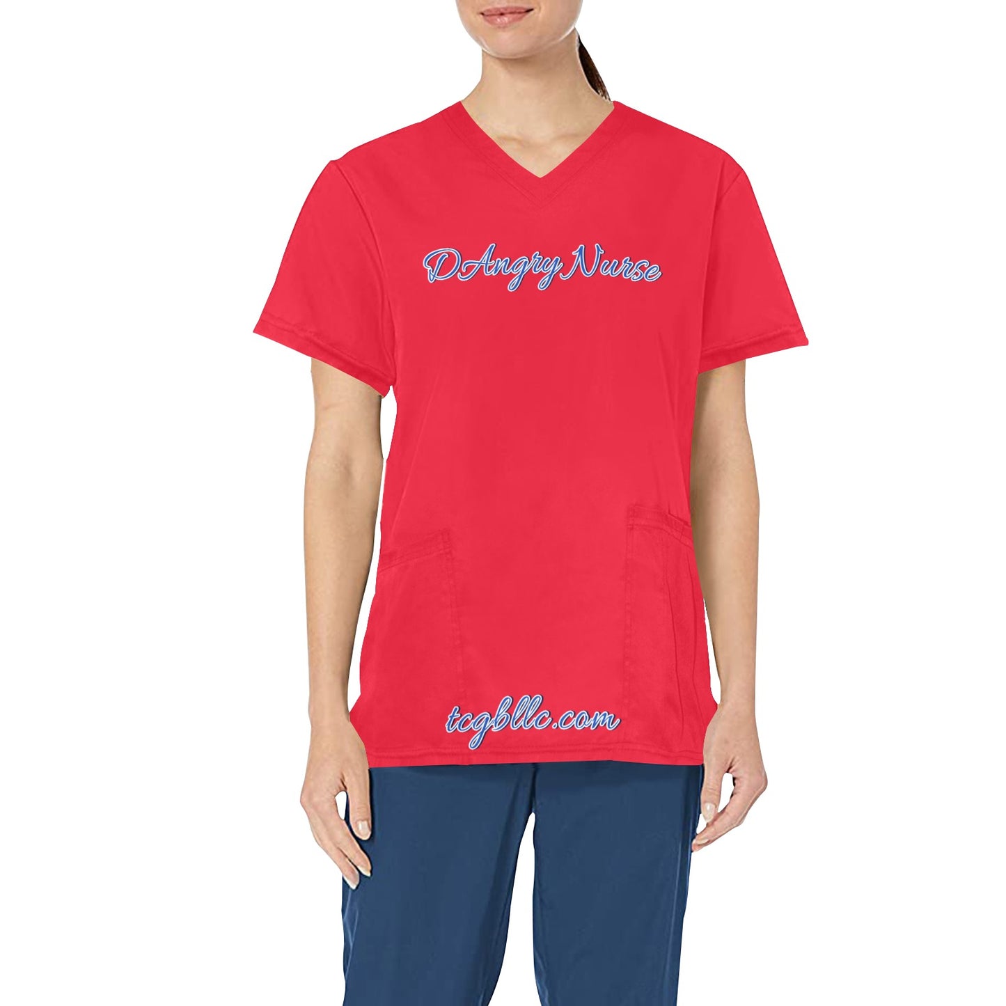 DAngry Nurse Scrub Top