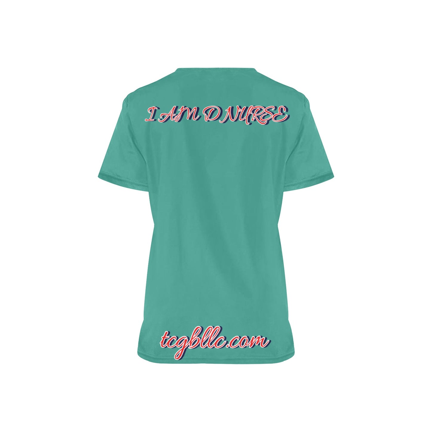 I AM D NURSE Scrub top