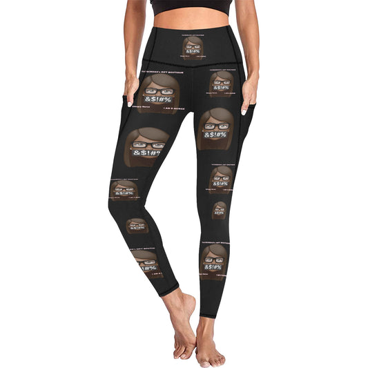 DAngry Nurse Leggings with Pockets