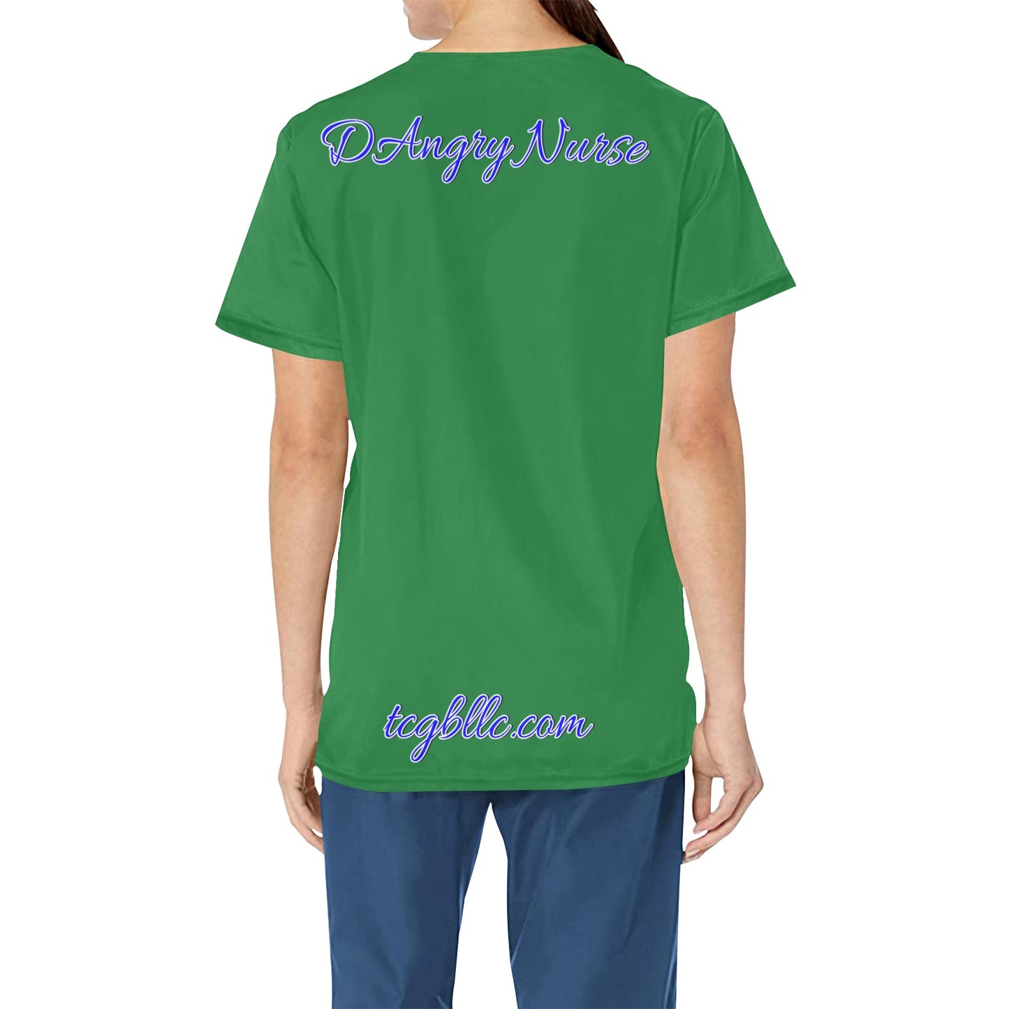 DAngry Nurse Scrub Top