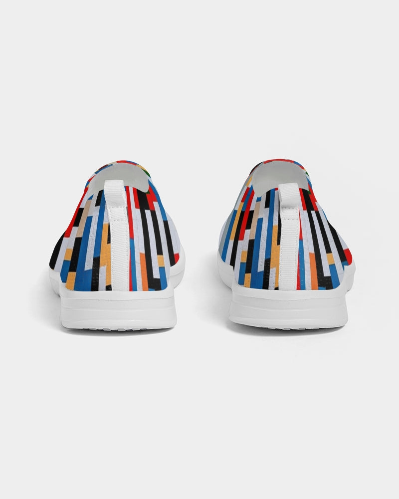 Angry Blocks Women's Slip-On Flyknit Shoe