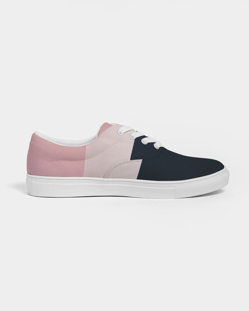Angry stripes Women's Lace Up Canvas Shoe