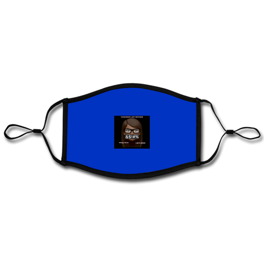 Adjustable Contrast Face Mask (Large) - white/black